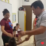Vereador Claudiel Santos visita escola e creche de Araguaína para ouvir demandas da Educação