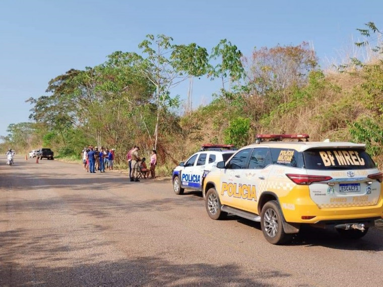 Moto cai em barranco às margens da TO-164 e deixa uma pessoa morta e outra ferida