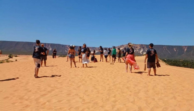 Dunas do Parque do Jalapão receberam cerca de 1.400 visitantes só no feriado da Independência