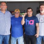 Senador Eduardo Gomes vistoria obras em Gurupi e reforça parcerias com lideranças de Talismã