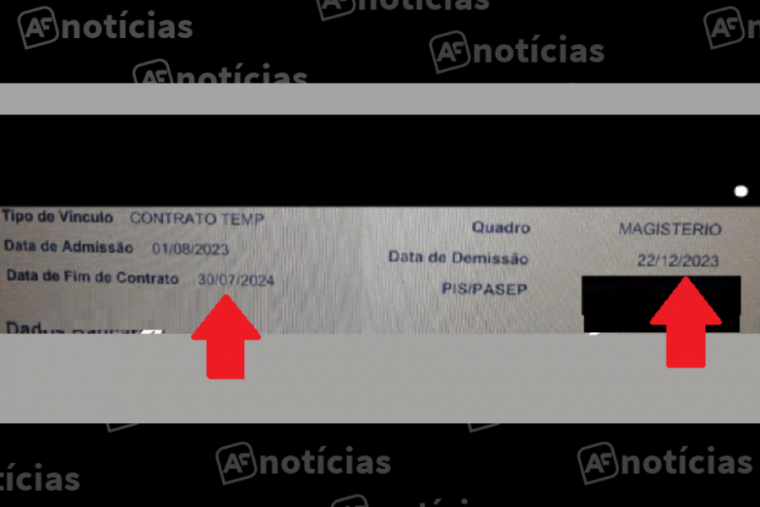 Professores contratados são pegos de surpresa com rescisão contratual antes do fim do prazo
