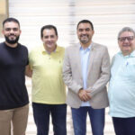 Governador Wanderlei recebe prefeito Franciel e sinaliza apoio à sua reeleição em Babaçulândia