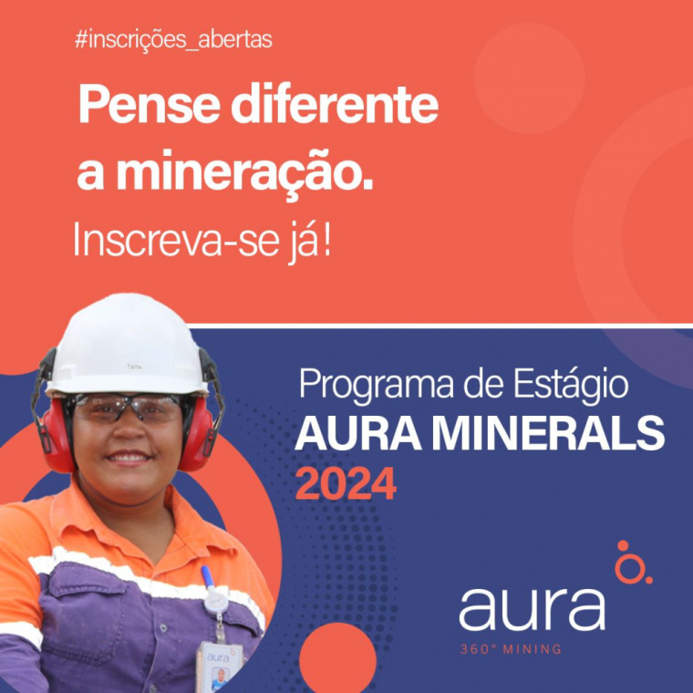 Empresa Multinacional de Mineração abre vagas de estágios para o Tocantins e outros três estados