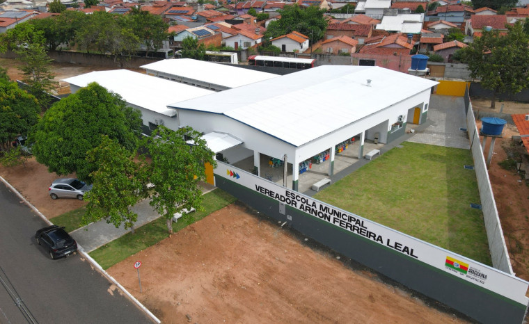 Escola municipal ganha novo prédio com arquitetura moderna para atender 480 crianças em Araguaína