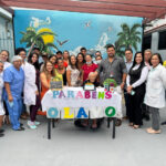 Paciente completa 99 anos de vida internado em hospital e família promove festa de aniversário