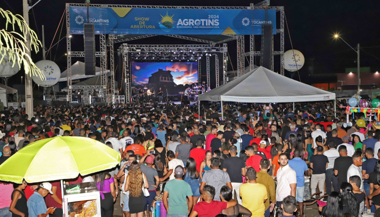 Agrotins 2024 é aberta com três shows e arrecada toneladas de doações para o Rio Grande do Sul