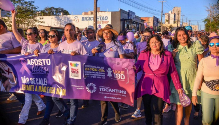 Caminhada Agosto Lilás terá aulas de defesa pessoal para mulheres e de zumba em Araguaína