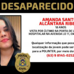 Jovem desaparece após ser deixada no local de trabalho e mobiliza a Polícia Civil; mãe pede ajuda