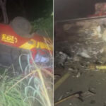 Bombeiros ficam feridos após viatura ser atingida por carga de caminhão bitrem na TO-010