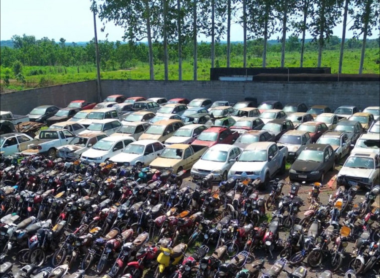 Detran Tocantins anuncia 1º leilão do ano com mais de 500 veículos; saiba como participar