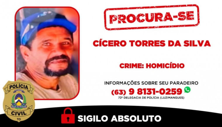 Suspeito de matar caseiro a facadas tem foto divulgada; corpo foi encontrado em matagal