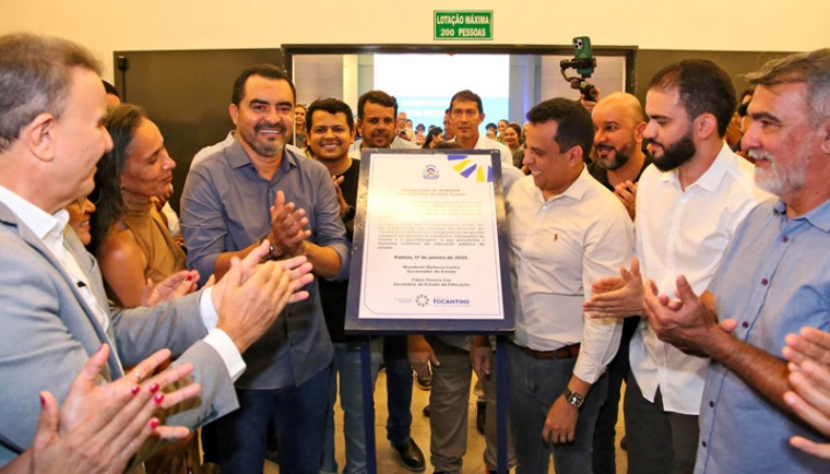 Wanderlei entrega obra em colégio onde estudou e vai inaugurar Escola Agrícola em fevereiro