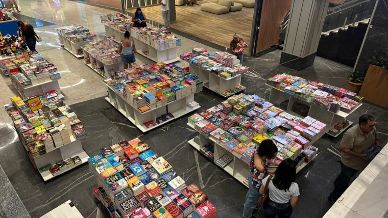 Lago Center Shopping de Araguaína recebe Feira do Livro com mais de 10 mil exemplares