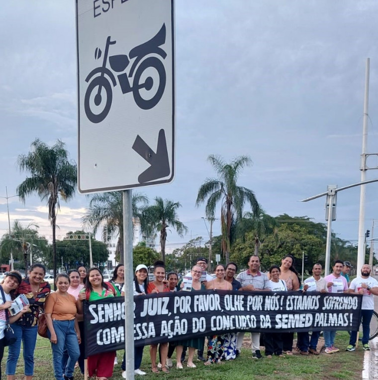 Aprovados na Educação de Palmas farão grande mobilização para chamar atenção da Justiça