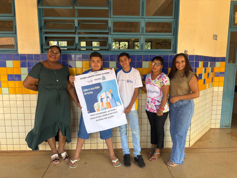 Escola pública realiza eleição de líderes e fortalece participação estudantil, em Almas (TO)