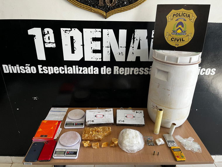 Bunker de drogas de facção paulista é descoberto em Palmas após prisão de entregador
