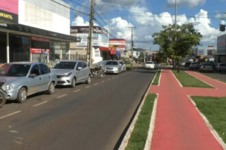 Projeto prevê 301 vagas de estacionamento e novas faixas de tráfego na Avenida Tocantins