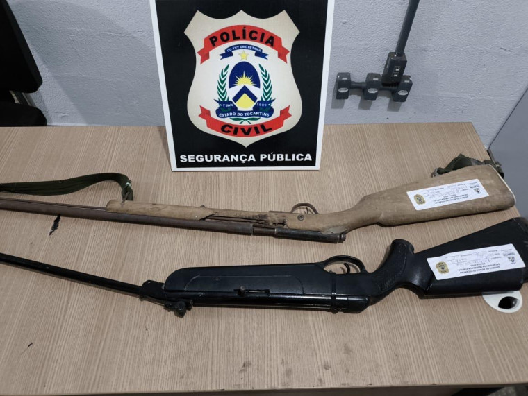 Investigado por crimes relacionados a dívida é preso com duas espingardas em operação