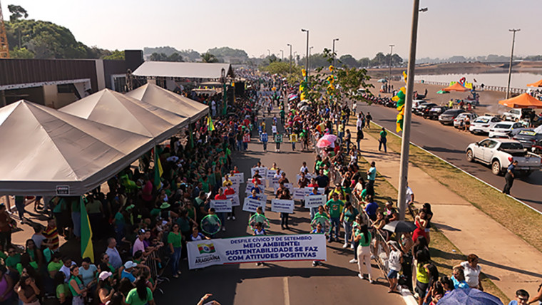 Desfile Cívico de Araguaína será dia 6 à tarde e traz a leitura como marco de independência