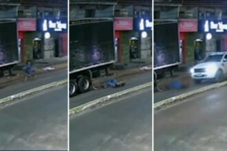 Ciclista de 63 anos morre após bater em carreta estacionada e ser atropelado por carro