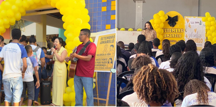 Escolas promovem esperança, valorização da vida e prevenção ao suicídio, em Almas (TO)
