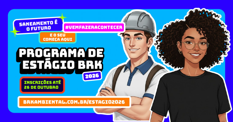 Programa de estágio da BRK oferece vagas em Araguaína, Gurupi e Palmas; inscreva-se!