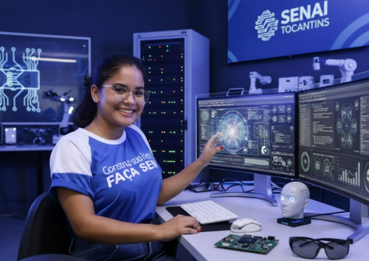 Senai/TO abre matrículas para diversos cursos gratuitos na área de Inteligência Artificial