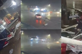 Chuva rápida com ventania e trovoadas assusta moradores e deixa prejuízos em Araguaína