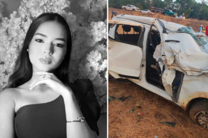 Estudante de medicina foi arremessada para fora do carro em capotamento na TO-425
